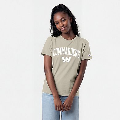Women's Champion Light Brown Washington Commanders Cocoa Butter T-Shirt
