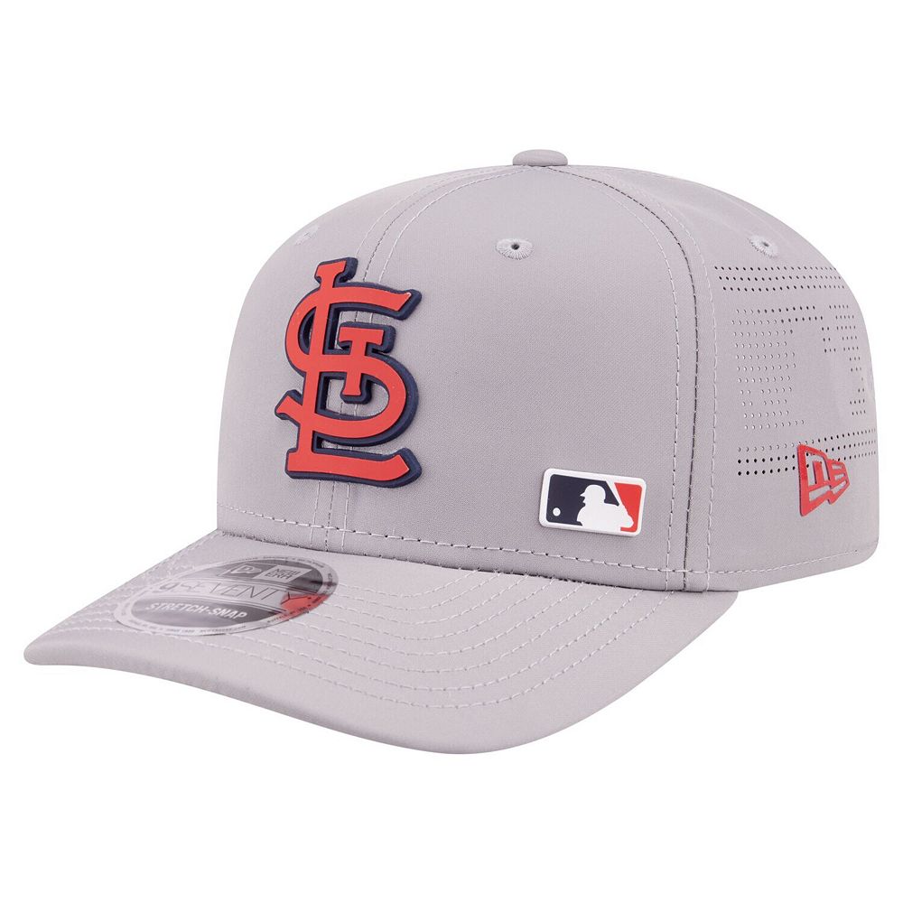 Men's New Era Gray St. Louis Cardinals Laser Perforated 9SEVENTY