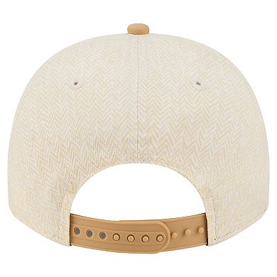 Men's New Era Cream Cincinnati Bengals Herringbone 9FIFTY A-Frame Snapback Hat