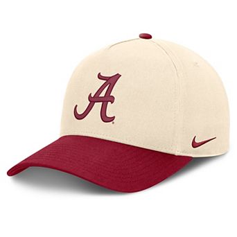 Unisex Nike Natural/Crimson Alabama Crimson Tide Campus Prep Rise Adjustable Hat