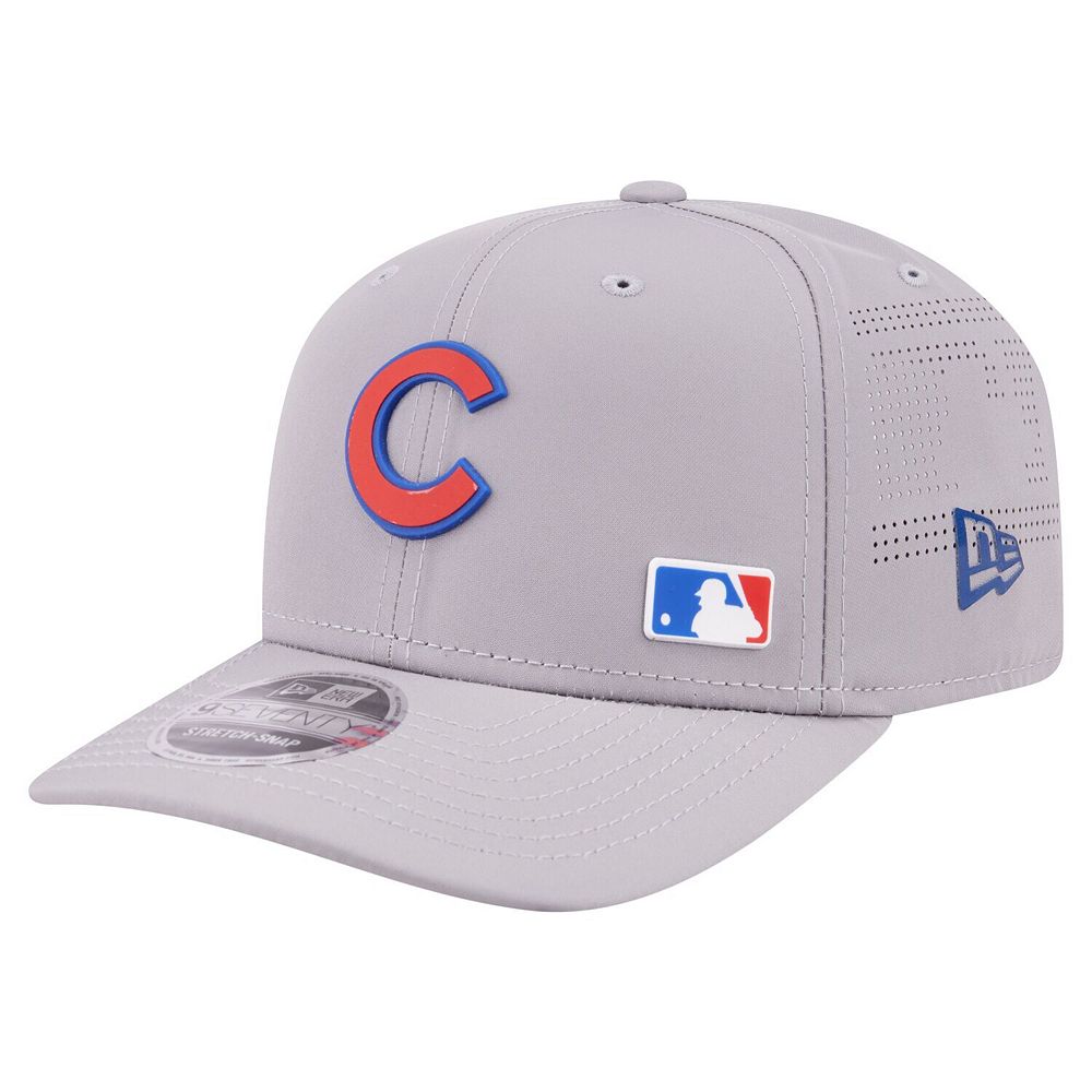 Men's New Era Gray Chicago Cubs Laser Perforated 9SEVENTY