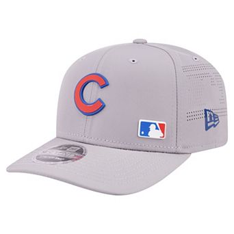 Men's New Era Gray Chicago Cubs Laser Perforated 9SEVENTY Adjustable Hat