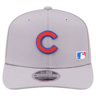 Men's New Era Gray Chicago Cubs Laser Perforated 9SEVENTY Adjustable Hat