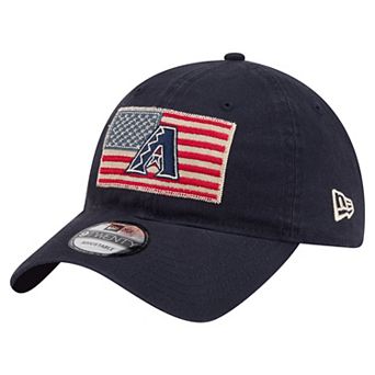 Men's New Era Navy Arizona Diamondbacks Americana Flag 9TWENTY Adjustable Hat