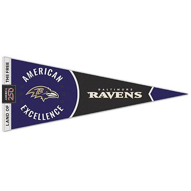 WinCraft Baltimore Ravens 12" x 30" America 250 Premium Pennant