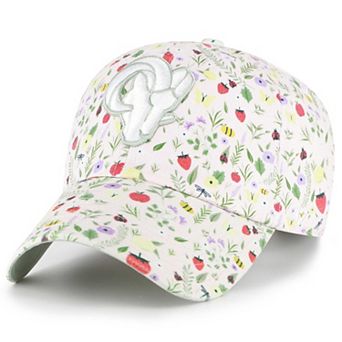 Women's '47 Light Pink Los Angeles Rams Posey Clean Up Adjustable Hat