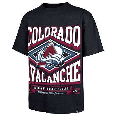 Men's '47 Navy Colorado Avalanche Foundation Heater T-Shirt