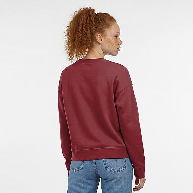 Women's Champion Burgundy Washington Commanders Powerblend Fleece Sweatshirt