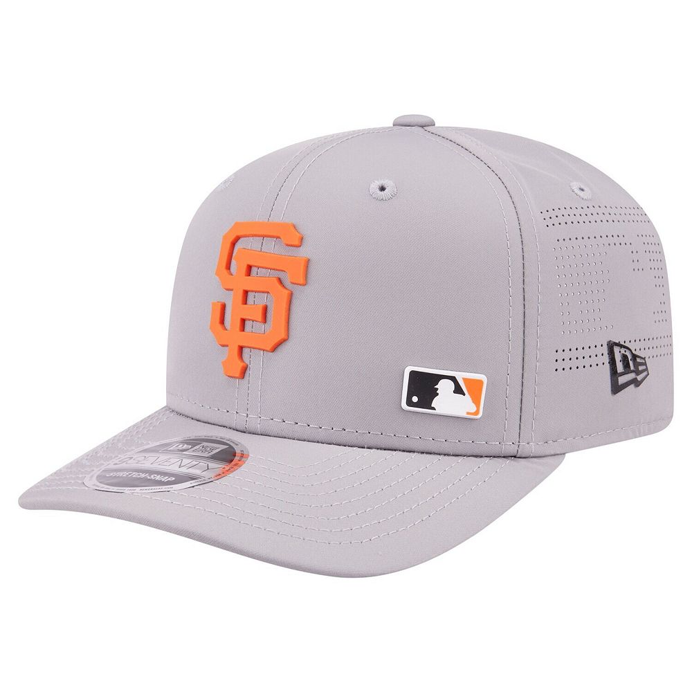 Men's New Era Gray San Francisco Giants Laser Perforated 9SEVENTY