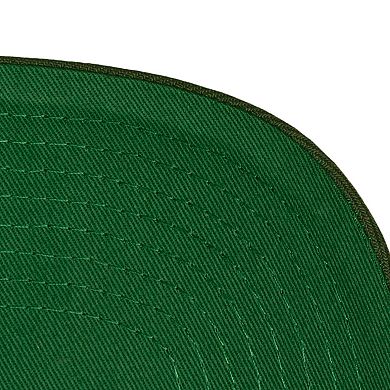 Unisex Mitchell & Ness Khaki/Green Seattle Storm Pro Pinch Snapback Hat