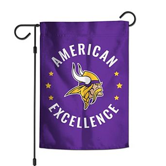 WinCraft Minnesota Vikings 12" x 18" Double-Sided America 250 Garden Flag