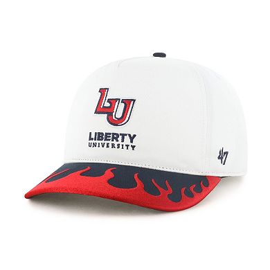 Men's '47 White/Red William Byron Flame Hitch Adjustable Hat