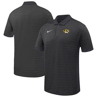 Men's Nike Black Missouri Tigers Victory Stripe Dri-FIT Polo