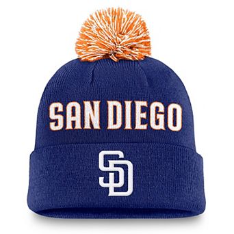 Men's Nike Royal San Diego Padres Peak Cuffed Knit Hat with Pom