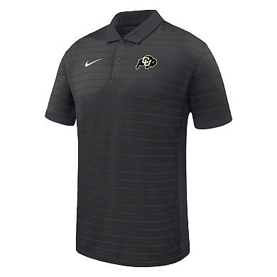 Men's Nike Black Colorado Buffaloes Victory Stripe Dri-FIT Polo
