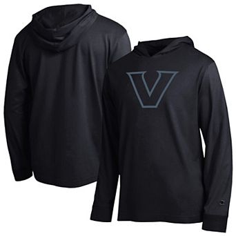 Men's Champion Black Vanderbilt Commodores Tonal All Star Long Sleeve Hooded T-Shirt