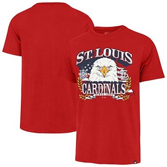 Men's '47 Red St. Louis Cardinals Americana Eagle T-Shirt