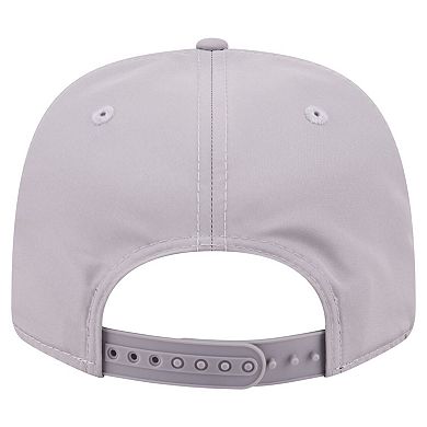 Men's New Era Gray Atlanta Braves Laser Perforated 9SEVENTY Adjustable Hat