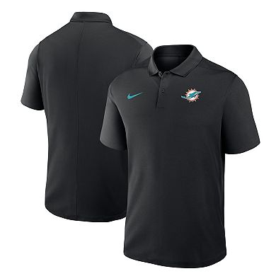 Men's Nike Black Miami Dolphins Dri-FIT Victory Polo