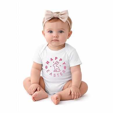 Happy Easter Eggs - Infant Short Sleeve Graphic Bodysuit