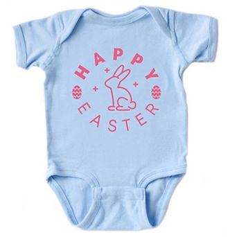 Happy Easter Eggs - Infant Short Sleeve Graphic Bodysuit
