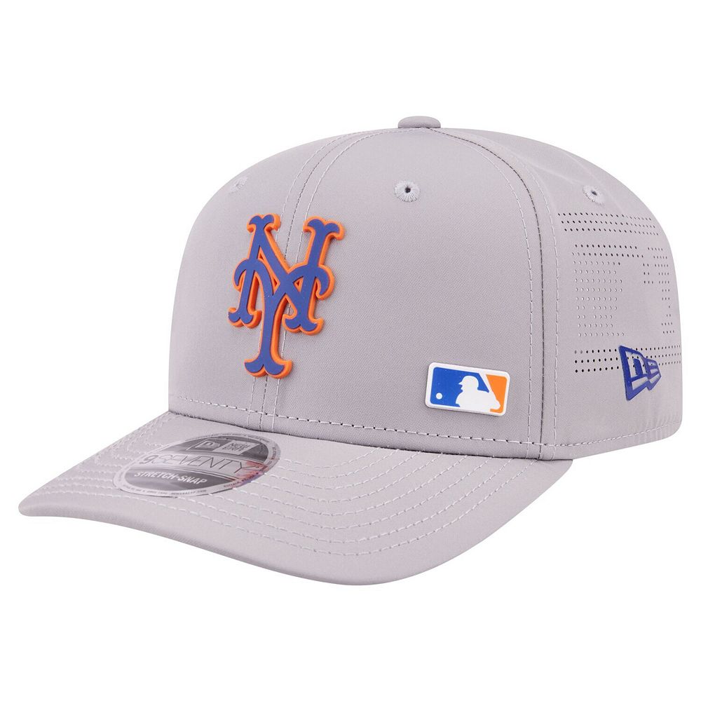 Men's New Era Gray New York Mets Laser Perforated 9SEVENTY