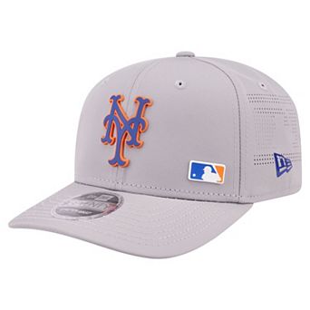 Men's New Era Gray New York Mets Laser Perforated 9SEVENTY Adjustable Hat