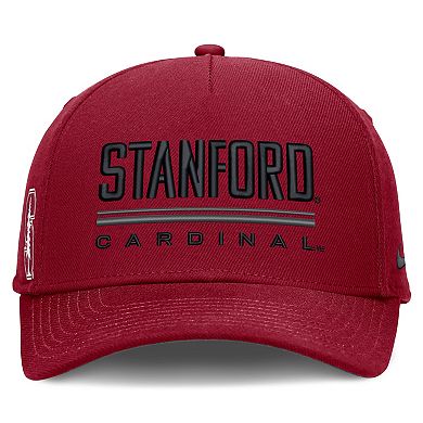 Men's Nike Cardinal Stanford Cardinal 2026 Sideline Dri-FIT Rise Adjustable Hat