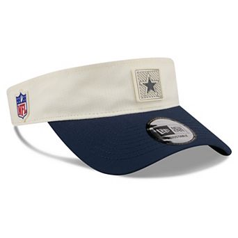 Men's New Era Cream/Navy Dallas Cowboys 2026 NFL Training Camp Adjustable Visor