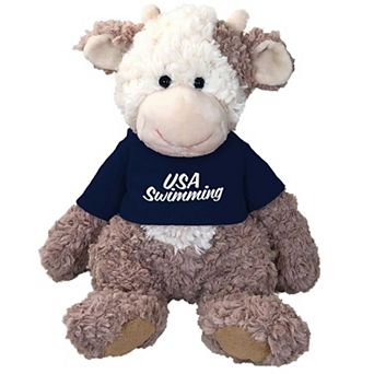 USA Swimming 9" Cow Cuddle Buddies Plush Toy