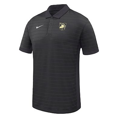 Men's Nike Black Army Black Knights Victory Stripe Dri-FIT Polo