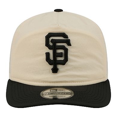 Men's New Era Cream/Black San Francisco Giants Everyday 19TWENTY Adjustable Hat