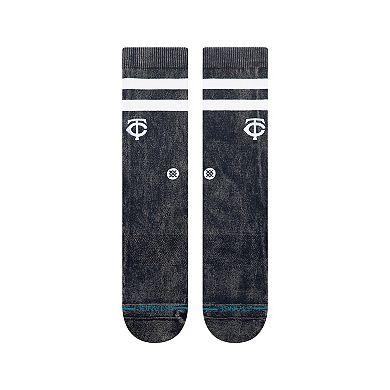 Unisex Stance Navy Minnesota Twins Rotation Crew Socks