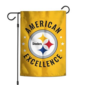 WinCraft Pittsburgh Steelers 12" x 18" Double-Sided America 250 Garden Flag