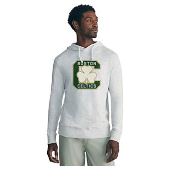 Men's FAHERTY Heather Gray Boston Celtics Sunwashed Slub Lightweight Hoodie