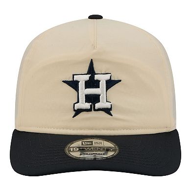 Men's New Era Cream/Navy Houston Astros Everyday 19TWENTY Adjustable Hat
