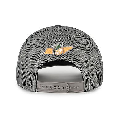 Men's '47 Camo Tennessee Volunteers Smokey Grey Square Script Trucker Adjustable Hat