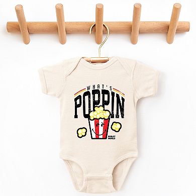 SmileyWorld What's Poppin - Infant Short Sleeve Graphic Bodysuit