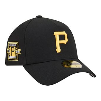 Men's New Era Black Pittsburgh Pirates A-Frame 59FORTY Fitted Hat