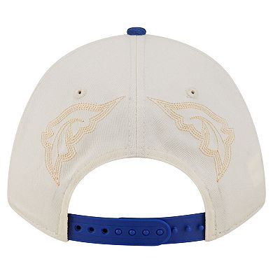 Men's New Era Cream/Royal Buffalo Bills Western 9FORTY A-Frame Adjustable Hat