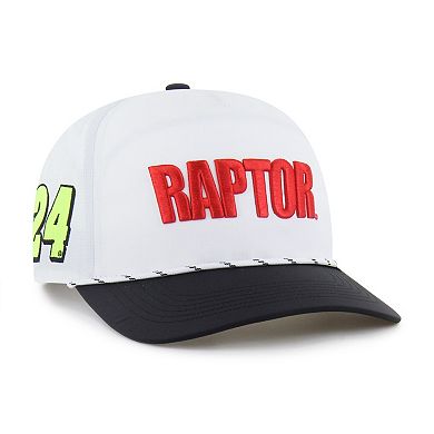 Men's '47 White William Byron Driver Hitch Rope brrr° Adjustable Hat