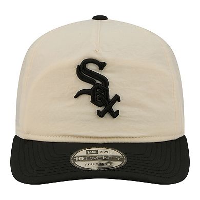 Men's New Era Cream/Black Chicago White Sox Everyday 19TWENTY Adjustable Hat