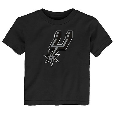 Infant Outerstuff Black San Antonio Spurs Primary Logo T-Shirt