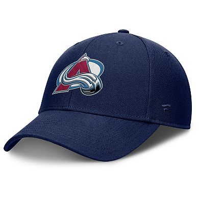 Men's Fanatics Navy Colorado Avalanche Force Adjustable Hat