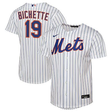Youth Nike Bo Bichette White New York Mets Home Baseline Jersey