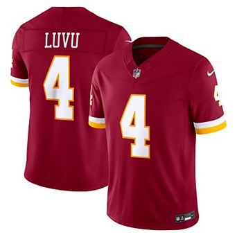 Men's Nike Frankie Luvu Burgundy Washington Commanders Vapor F.U.S.E. Stitched Limited Jersey