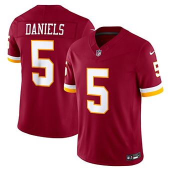 Men's Nike Jayden Daniels Burgundy Washington Commanders Vapor F.U.S.E. Stitched Limited Jersey
