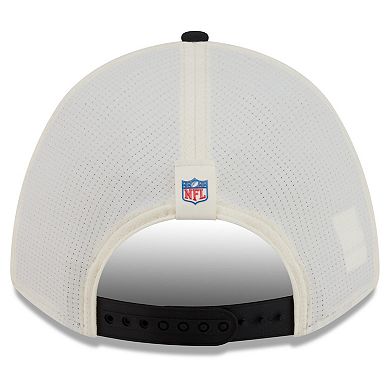 Men's New Era Cream/Black Cincinnati Bengals 2026 NFL Training Camp 9FORTY Adjustable Hat