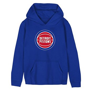 Preschool Outerstuff Blue Detroit Pistons Primary Logo Hoodie