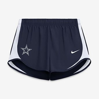 Women's Nike Navy Dallas Cowboys Tempo Mid-Rise Dri-FIT Shorts
